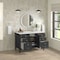 James Martin Vanities 48'' Vanity, Carbon Oak w/ 3 CM White Zeus Quartz Top 485-V48-CBO-3WZ - alternate 7